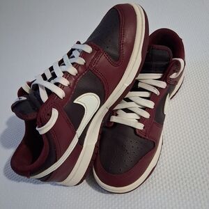 Nike Burgundy and Black Athletic Shoes